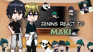 Zenin clan reacts toMAKI  Spoilers  NobaMaki YutaMaki  Nokotocyo  No part 2 [upl. by Lavud]