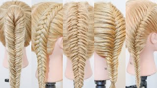 The Ultimate How To Fishtail Braid Tutorial  Fishtail Braid 6 Different Ways For Complete Beginners [upl. by Aihcila]