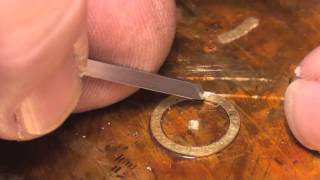 Part 1 of 1  Hand Engraving of a Watch Dial [upl. by Marylou709]