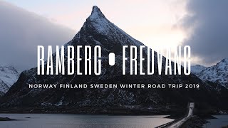 Part 79  Norway Finland Sweden Arctic Winter Road Trip Lofoten  Ramberg amp Fredvang 挪威 芬兰 瑞典 自驾游 [upl. by Ymmij461]