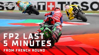 The LAST 5 MINUTES of a dramatic FP2 ❌  2024 FrenchWorldSBK 🇫🇷 [upl. by Etnahsal101]