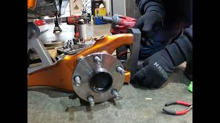 TDEMAND LOWER CONTROL ARM INSTALL LS430 PT1DRIVER SIDE [upl. by Conrado460]