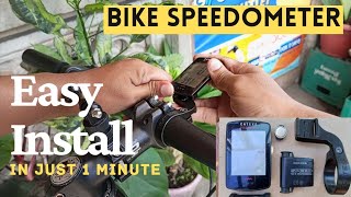 BIKE SPEEDOMETER  HOW TO INSTALL  Paano bikecomputer doityourself cateye [upl. by Kroll]