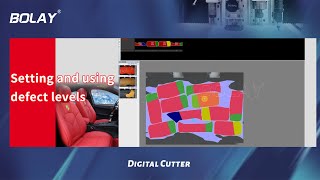 Setting and using defect levelsleather digital cutter Typesetting nesting software [upl. by Burnett]