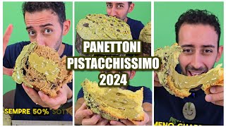 Panettone Pistacchissimo 2024  Doppia Crema di Pistacchio  Impasto Semplice o al Cioccolato [upl. by Sankey]