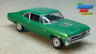 Revell 1969 Chevrolet Nova SS 396 Build [upl. by Amhsirak]