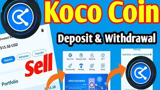 koco coin withdrawal kaise kare l koco coin withdrawal l koco listing date in india [upl. by Ayotac]