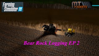 Bear Rock Logging EP 2 fs22pc harvesting poplar ugh [upl. by Akiraa136]