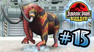 Jurassic Park Builder GLACIER Tournament Part 15 Elephant Team HD [upl. by Rexana]