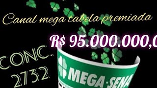 megasena 2732 tabela para terçafeira [upl. by Enamart]