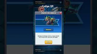 Código QR para reclamar recompensasdigitales codigoqr clashroyale clash premios viralshorts [upl. by Eninaj310]