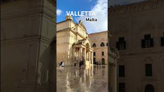 MALTA Beautiful Valletta after rain travel malta valletta shorts [upl. by Mccourt392]