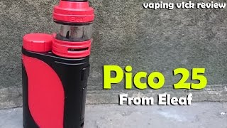 iStick Pico 25 Kit with Ello Tank from Eleaf  Review [upl. by Decca]