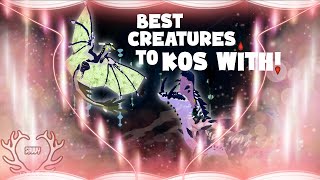 My TOP 5 BEST🩸 KOS🩸 Creatures in CoS  Creatures Of Sonaria [upl. by Mattson992]