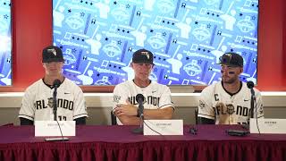 Postgame Press Conference  3 UCF Baseball vs 4 Stetson NCAA Tallahassee Regional Day Three [upl. by Peale]