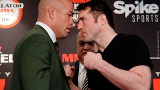 Tito Ortiz vs Chael Sonnen Bellator 170 Press Conference Staredown [upl. by Henriques498]