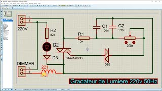 Gradateur De Lumiere 220V 50Hz  40A [upl. by Byram]