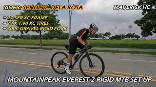 29x19 XC Tires sa 700c BALUGOE Gravel Fork amp 275 MOUNTAINPEAK EVEREST 2 Frame ni Schultz Dela Rosa [upl. by Philbo]