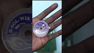 Soldering Tips  How desolder components and How clean soldering holes tamilgear23 soldering [upl. by Dutchman]