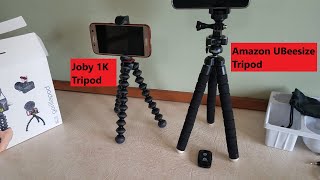 JOBY  GorillaPod Creator Kit vs Amazon UBeesize Tripod  Joby Unboxing and Review [upl. by Beekman]