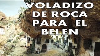 DIY COMO HACER MONTAÑAS DE PIEDRA EN VOLADIZO PARA EL BELEN [upl. by Olenta]