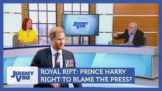 Royal Rift Harry right to blame the press Feat Carrie Grant amp Mike Parry  Jeremy Vine [upl. by Anaihsat]