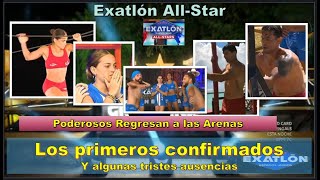 Primeros confirmados Chelly Mirna Jonny Emmanuel Y algunas tristes ausencias Exatlon AllStars [upl. by Phillip]