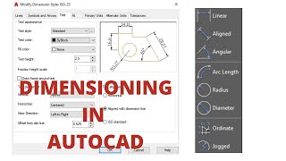 HOW TO USE DIMENSIONDIMENSION STYLE IN AUTOCAD [upl. by Enilegnave148]