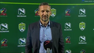 Nedbank Cup  Round of 16  Maritzburg United v Orlando Pirates  Interview with Josef Zinnbauer [upl. by Sirtemed520]