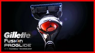 Gillette Fusion ProGlide Flexball Razor  Shaving Gel Limited Edition UNBOXING [upl. by Tyoh]