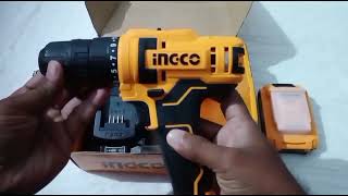 Cordless drill Ingco 20v cordlessdrill ingco [upl. by Akkire]