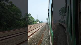 Bangladesh India Rail। Train Journey। travel vlog beautiful nature trending shorts reels [upl. by Dnumsed]