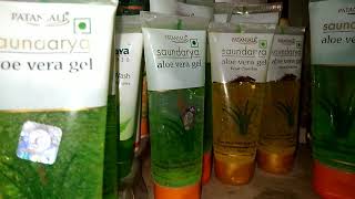 Patanjali aloe vera gel  aloevera jail in self [upl. by Gollin244]