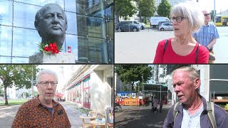 quotGorbiquot ist tot  so reagieren die Menschen in OstBerlin  AFP [upl. by Aramad465]