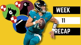 Week 11 Recap Badge Bros Brawl and Dawg Bowl Winners Circle  Thanksgiving Slate Preview [upl. by Boynton]