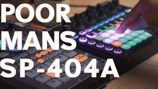 Turn SP404sx into a SP404A with a sequencer  Novation Circuit [upl. by Neyut]