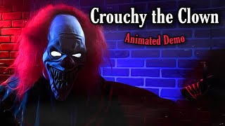 Customized Crouchy the Clown Animated Prop Demo [upl. by Netsirk]