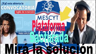 NO PUEDO INSCRIBIRME EN INGLÉS DE INMERSIÓN PLATAFORMA SACTURADA SOLUCIÓN CON JULIO SHOW VIRAL [upl. by Aldrich]