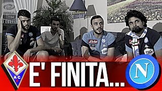 E FINITA FIORENTINA 30 NAPOLI  REAZIONE NAPOLETANI LIVE HD [upl. by Ruamaj]