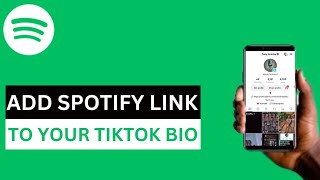 How to Add Spotify Link to TikTok Bio [upl. by Nilesoj]