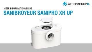 Sanibroyeur Sanipro XR UP [upl. by Notterb]