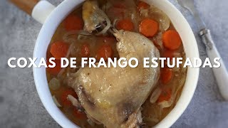 Coxas de frango estufadas  Food From Portugal [upl. by Nivram639]