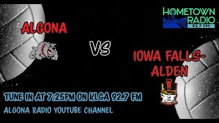 Algona vs Iowa FallsAlden High School Volleyball [upl. by Notliw273]