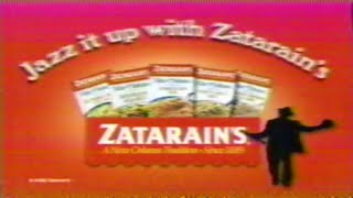 Retro Zatarains New Orleans Red Beans And Rice Commercial 2000 Jazz It Up [upl. by Oruam]