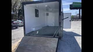 85x16 Toy Hauler Enclosed Cargo Trailer by Quality Cargo [upl. by Sherrill]