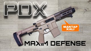 Review unit WGG Jingji PDX Maxim Defense with Acetech Blaster fire effect nya KEREN [upl. by Meir45]