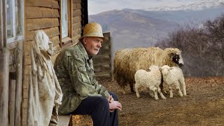 Hard life of a lonely old man in a mountain village far from civilization [upl. by Emory]