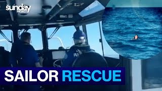 Sailor Saved After Floating Off NSW Coast For Almost 24 Hours [upl. by Quillon]