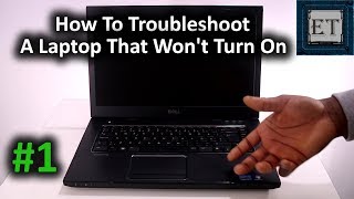 How To Fix or Troubleshoot a Laptop That Wont Turn On 1 [upl. by Guildroy]