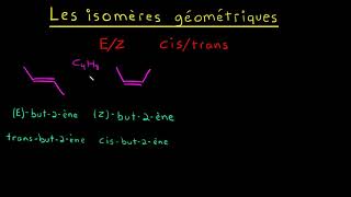 Les isomères géométriques [upl. by Aliehs975]